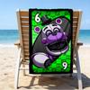 Proof Beach Towel with a Five Nights At Freddy's Pattern - Soft,absorbent,quick-drying,machine Washable - Perfect for Swimming,camping,bathing