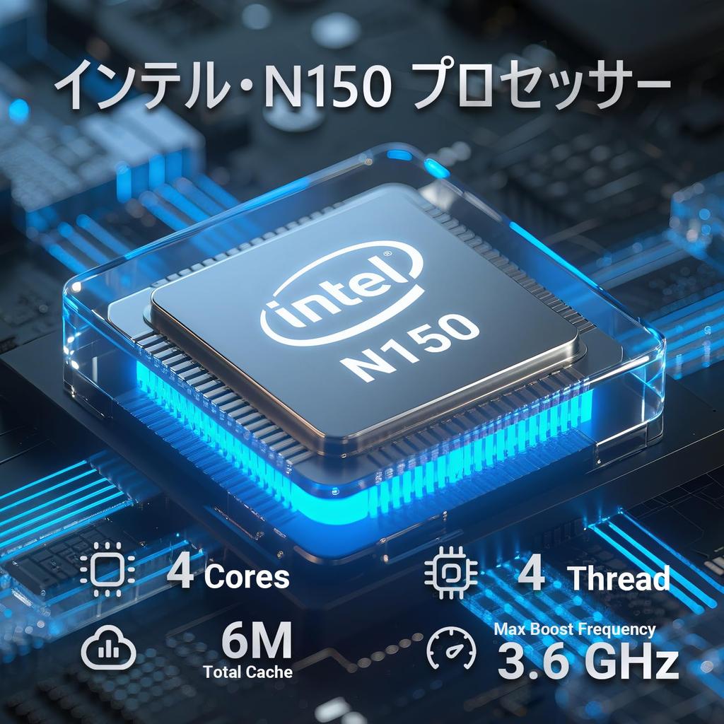 MINIX NEO NUC150 Mini PC Intel N150 16GB DDR5 RAM 512GB 4K Triple Display 11 Pro Mini Ideal for Remote and Education SSD, Support, USB-C/2.5G