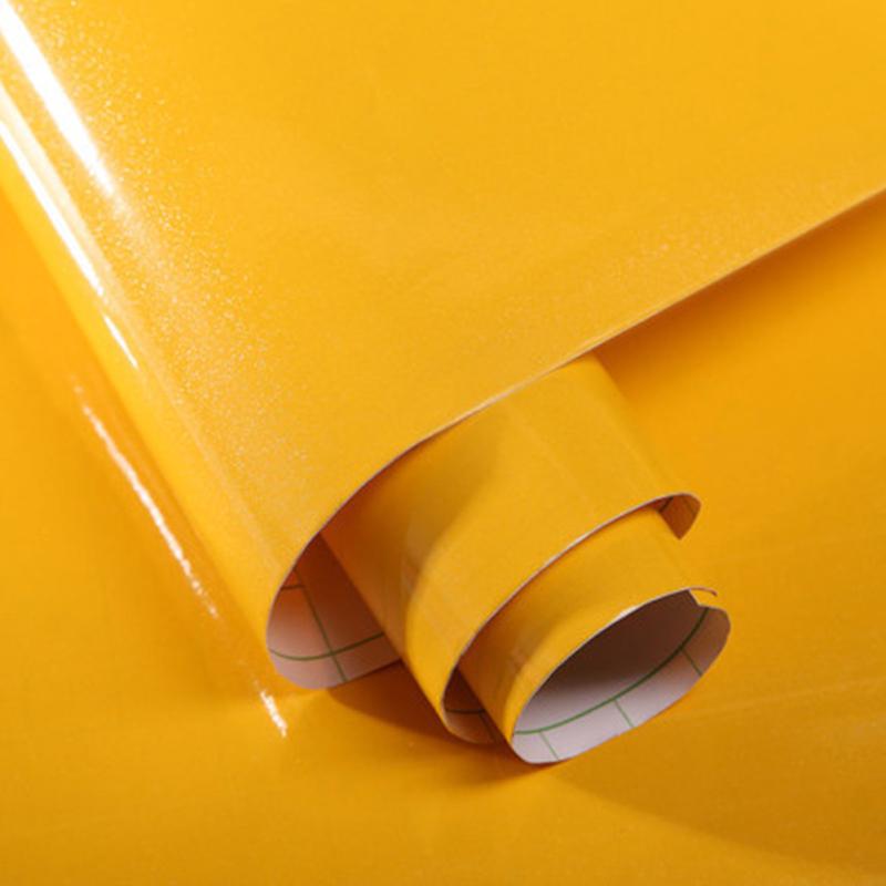 JIUJIU 5M Paint Waterproof Decorative Film Self-adhesive Wallpaper Roll for Kitchen Furniture Sticker Home