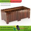 Hualong Shield Outdoor Carbonized Wood Planter Box