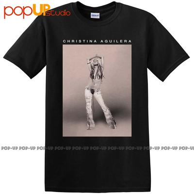 Christina Aguilera Super Star Heavy Cotton Black Unisex XS-5XL Shirt 2A352