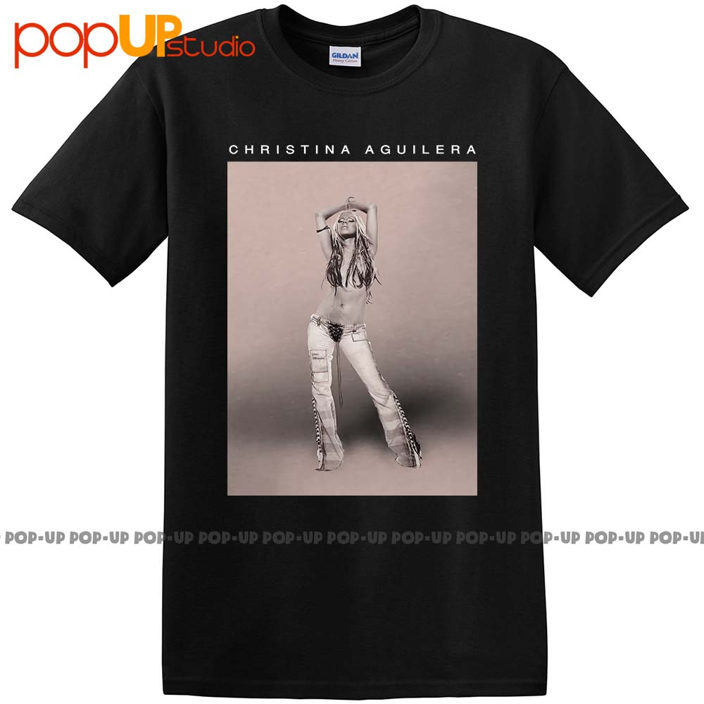 

Christina Aguilera Super Star Heavy Cotton Black Unisex XS-5XL Shirt 2A352 5XL різнокольоровий