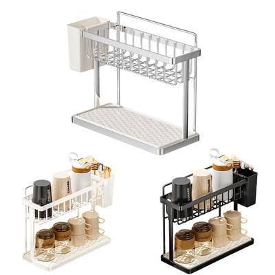 Automatic Drainage Design 304 Stainless Steel Sink Caddy Sponge Holder