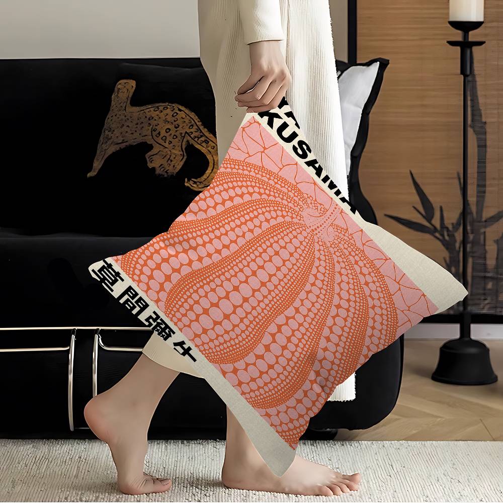 Yayoi Kusama Pillow Gift Home Office Decoration Bedroom Sofa Car Cushion Cover Case 45x45
