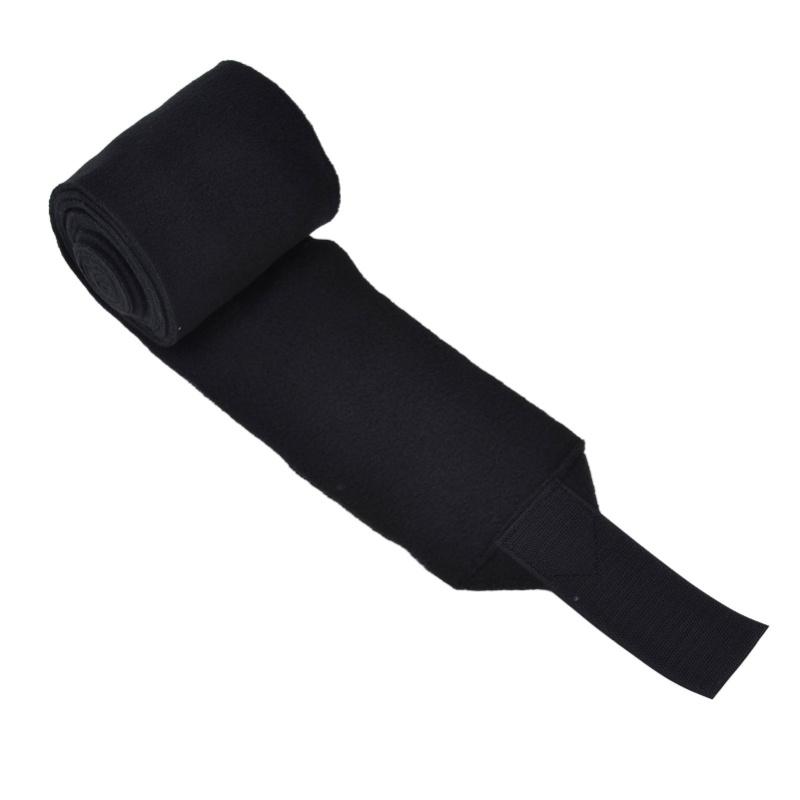 4Pcs Horse Leg Warp Self Adhesive Breathable Wear Resistant Animal Leg Bandage For Cows Horses Black