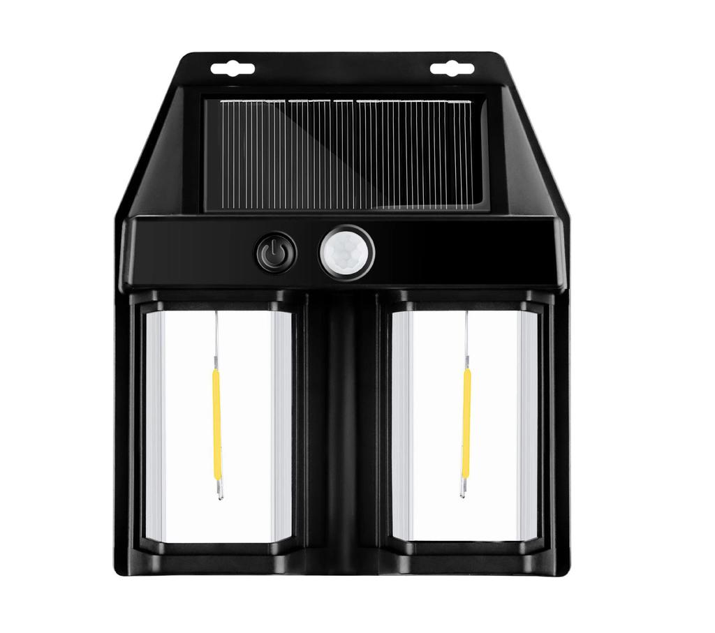 Solar-Powered Outdoor Garden Wall Lamp with Motion Sensor for Villas