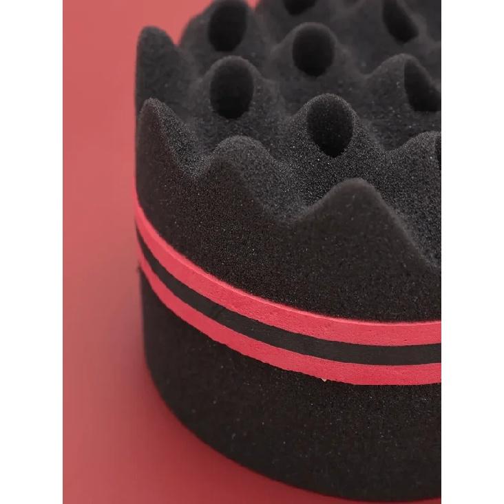 Barber Magic Barber Sponge Double Sided Magic Hair Curl Weave Dreads Sponge Brush Hair Brush for Black Man Hair Twist Sponge