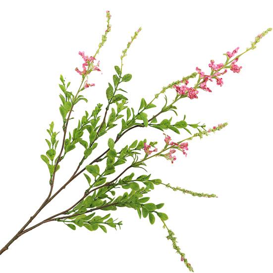 

Искусственный цветок Реалистичный вид 5 веток Украшение для дома Пластиковый букет шалфея с розы красного