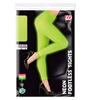 Spodnie Legginsy Zielone Neon Disco Lata 80 90