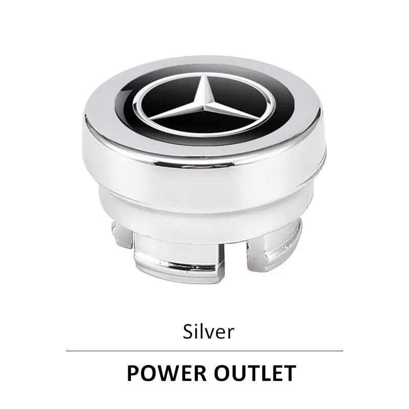 DKS1  Hot 2025 Car Cigarette Lighter Dust Cover Dustproof Cap Plug for MERCEDES BENZ W203 W204 W205 W209 W210 W211 W212 W176 W166 W163