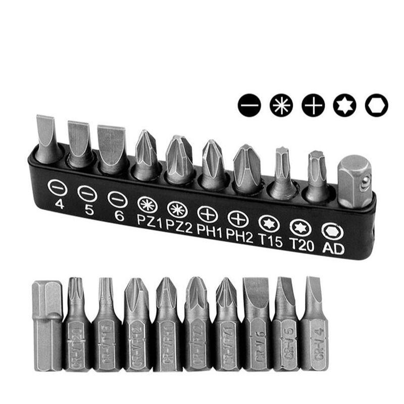 Durable Double-ended Socket Screwdriver Set L-shaped Wrench Multi-function Socket Tool Portable Alloy Screwdriver Bits Home
