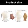 Santa Claus Silicones Mould Ornament Molds Scented Candle Molds Casting Mould Epoxy Resin Molds Craft Supplies