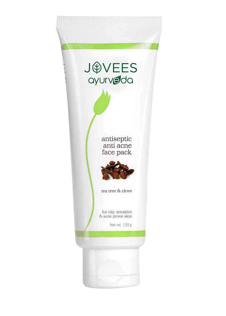 Jovees Ayurveda Tea Tree and Clove Anti Acne Antiseptic Face Pack, 120g
