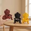 Vintage Mini Gothic Throne Display Chair 3D Printed Dollhouse Seat Furniture  Atmosphere Ornament