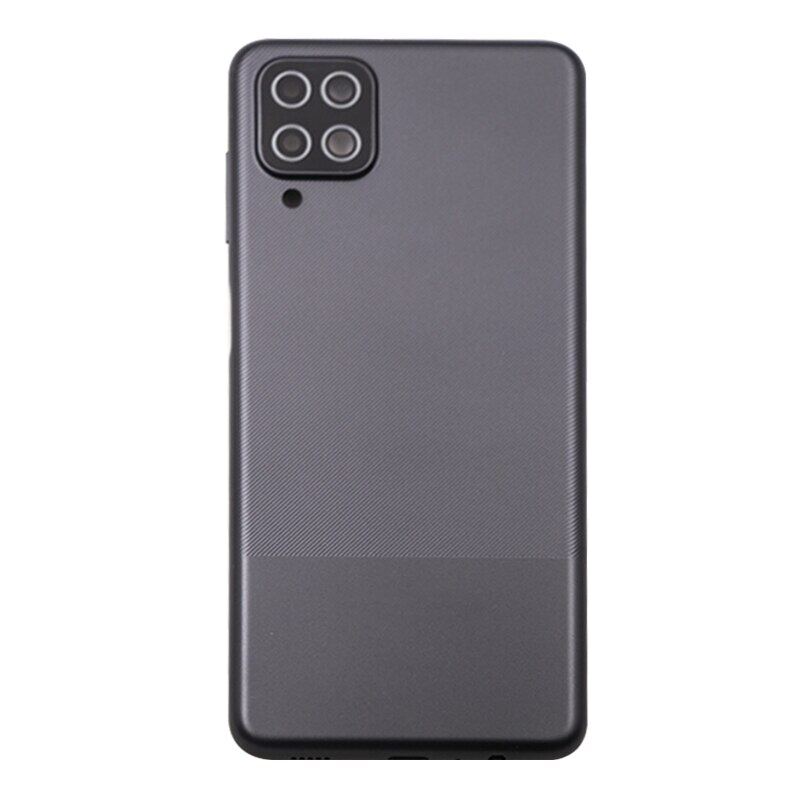 For Samsung Galaxy A12 A125 A125F/DS Back Battery Rear Door Housing Replace with Camera Lens+Side