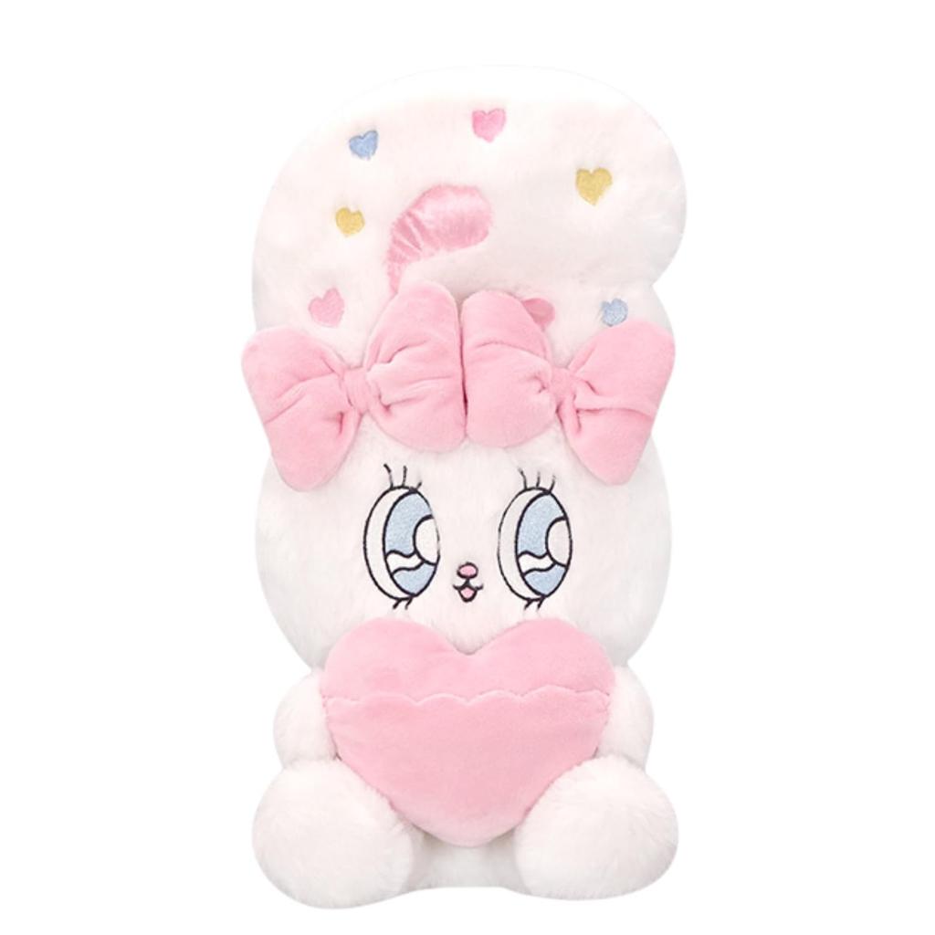 Esther Bunny Heart Pocket BIG Plush 33cm Toy, Approx. (White)