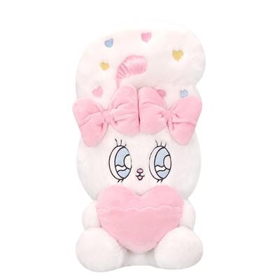 Esther Bunny Hartzak Grote Pluche Speelgoed, Ongeveer. 33 cm (Wit)