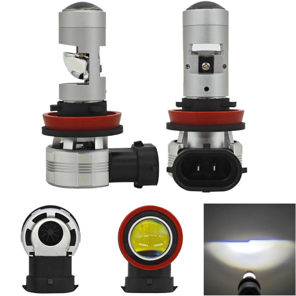 2 st H11 LED-lampor 12-24V CANBUS, för USA-lampor, avskärningslinje 2 st. Off Road