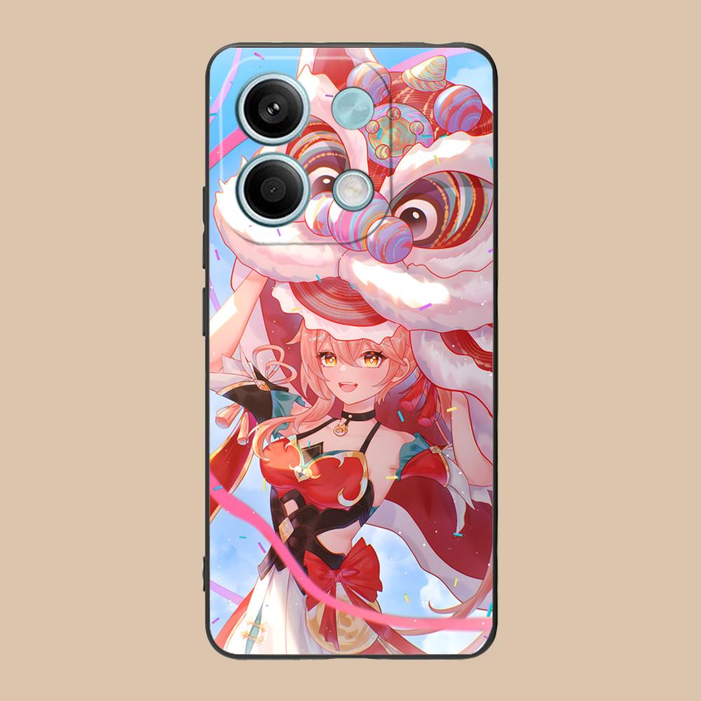 

HSR Guinaifen Matte TPU Mobile Phone Case for POCO F8 F7 F6 F5 F4 F3 F2 Pro GT C75 C71 C65 C61 C40 Pro Ultra Colorful Cover Poco C40