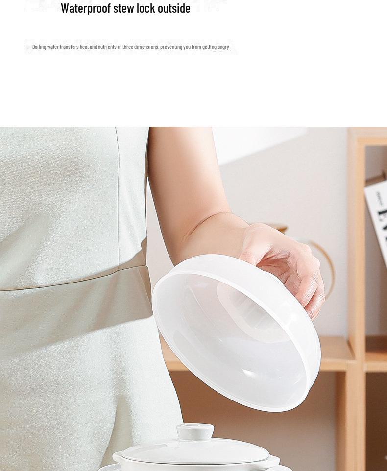 Bird's Nest Mini Electric Stew Pot - Waterproof Ceramic, Health Stew, Small Household Appliance, Gift