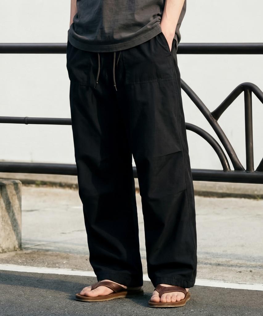 PERSTEP Vertical Fatigue Pants Black Julp4751