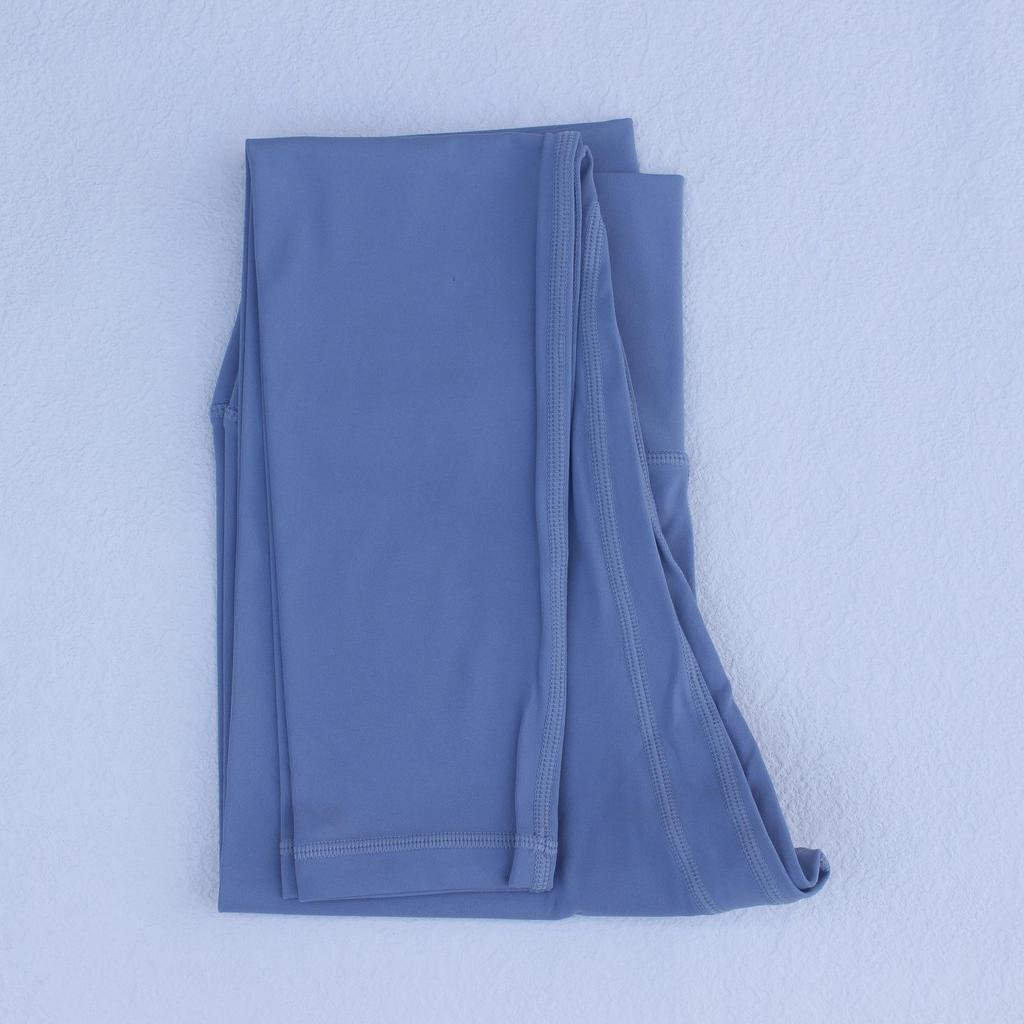 LULU Women's High-Waist Yoga Leggings with Pocket for Long-Leg Look