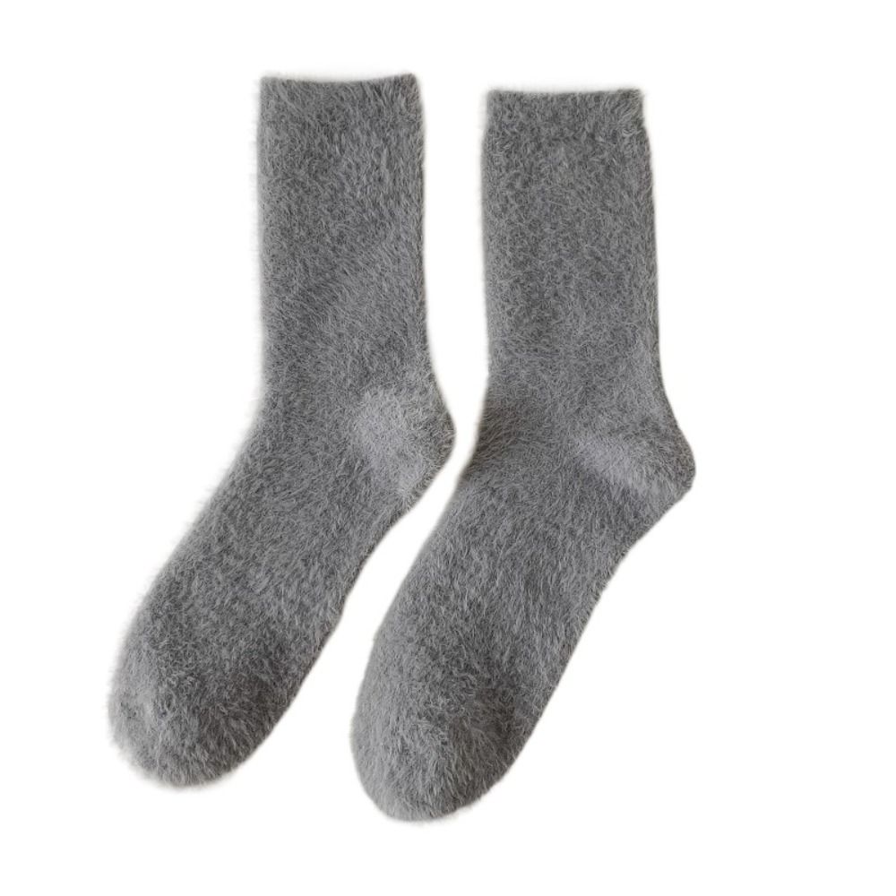 

Ретро Мода Однотонные Простые Мужские Носки Норковый Вельвет Носки в Корейском Стиле Гольфы Средней Длины