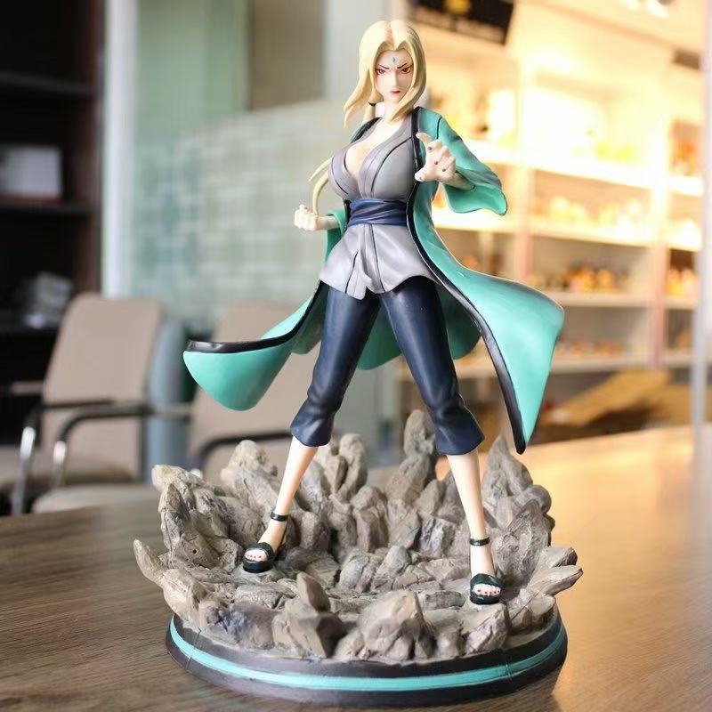 28cm Anime Naruto Hokage GK Tsunade Figure PVC Model Toys Doll high Quality Collect Ornaments Gifts