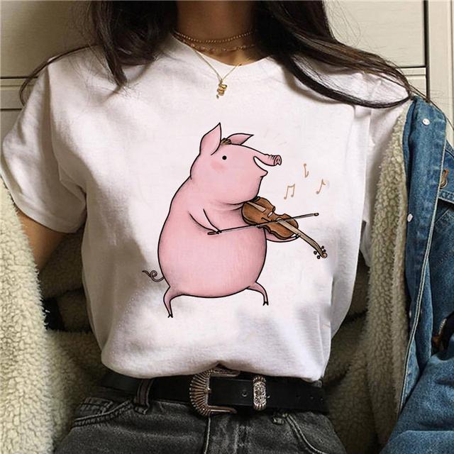 Summer Fashion Oversized T-Shirt for Women Harajuku Style Cockatiels Parrot Graphic Loose Short Sleeve Funny Bird Print Top