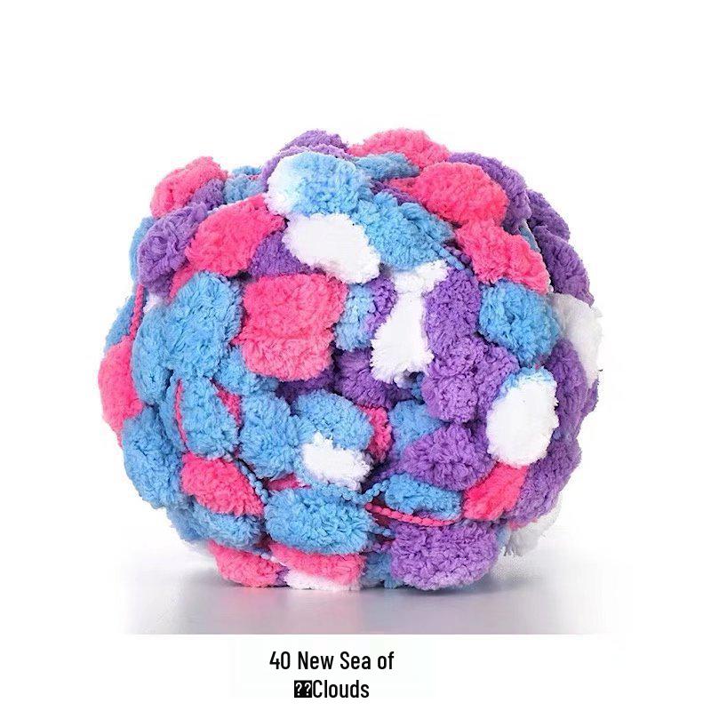 Chunky Wool Yarn for Knitting Blankets - Large Ball for Cushions, Carpets, and DIY Projects.