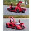1/24 Scale Lambo LPI800-4 Alloy Diecast Car Model Toys, Pull Back Vehicle with Sound and Light for Kids Adults Gift Collection