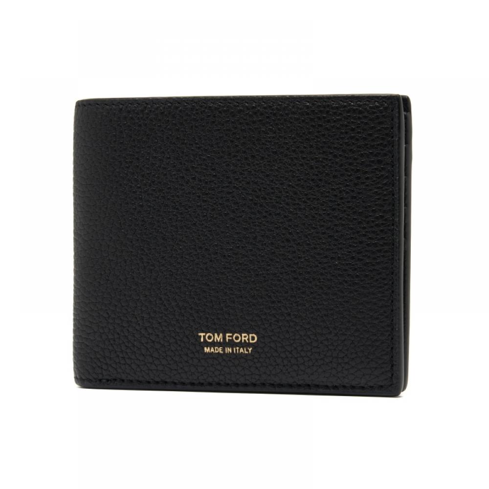 Tom Ford Classic Logo Grain Leather Wallet Y0228 Lcl158g