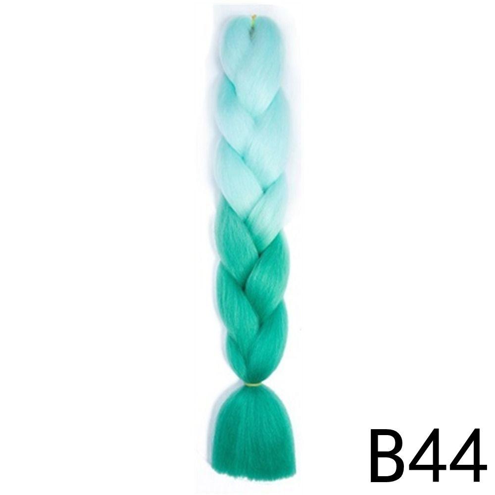 Ombre Jumbo Zopf 24 Zoll Damen DIY Haarzöpfe Neue Flecht Haarverlängerung Damen
