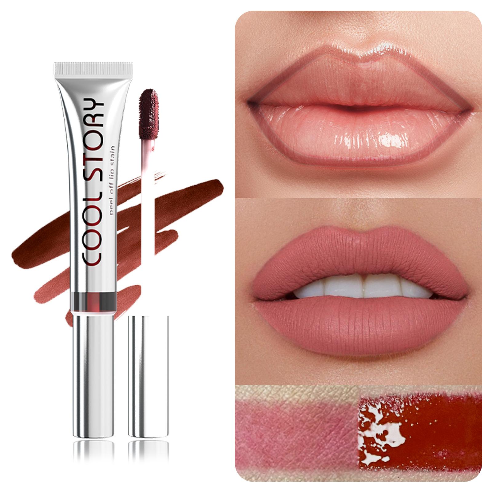 

Отшелушивающий розовый блеск для губ матовый контур контур татуировка губная помада водостойкий переносимый устойчивый к отрыванию натуральный оттенок для губ 125#