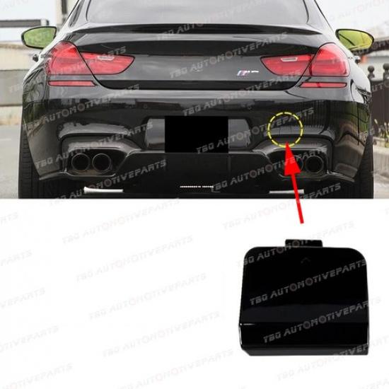 Rear Bumper Tow Hook Eye Cover for BMW 6 Series M6 F06 Gran Coupe 2013- 2016
