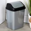 Kosz na Śmieci Odpady Plastikowy Uchylny Biurowy Łazienkowy Kuchenny 10L