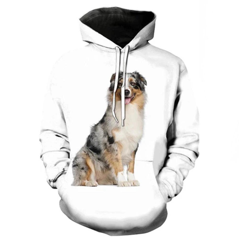 Módní jarní a podzimní staford bulteriér 3D tisk Mikina s kapucí Pánské a dámské Harajuku pes Hip hop Pánské mikiny s kapucí