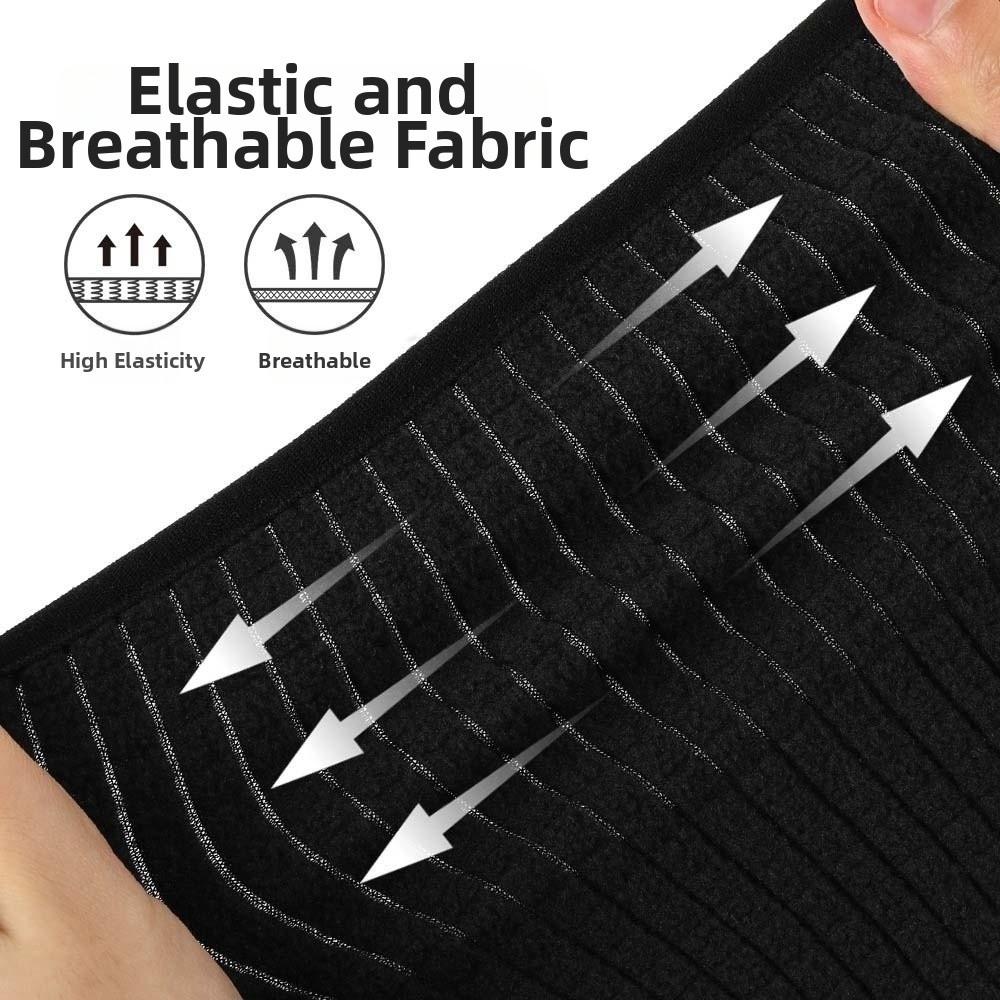 Breathable Neck Warmer Soft Fleece Face Mask Tube Bandanas Thermal Collar  Daily Commuting