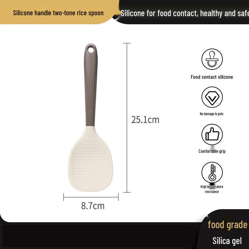 

Silicone Oil-Separator Soup Spoon for Kitchen Use