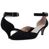 Women Sandals Sexy Pumps New Summer Ladies Suede 5cm Thin High Heels Party Wedding Shoes Open Toe Ankle Straps Sandal