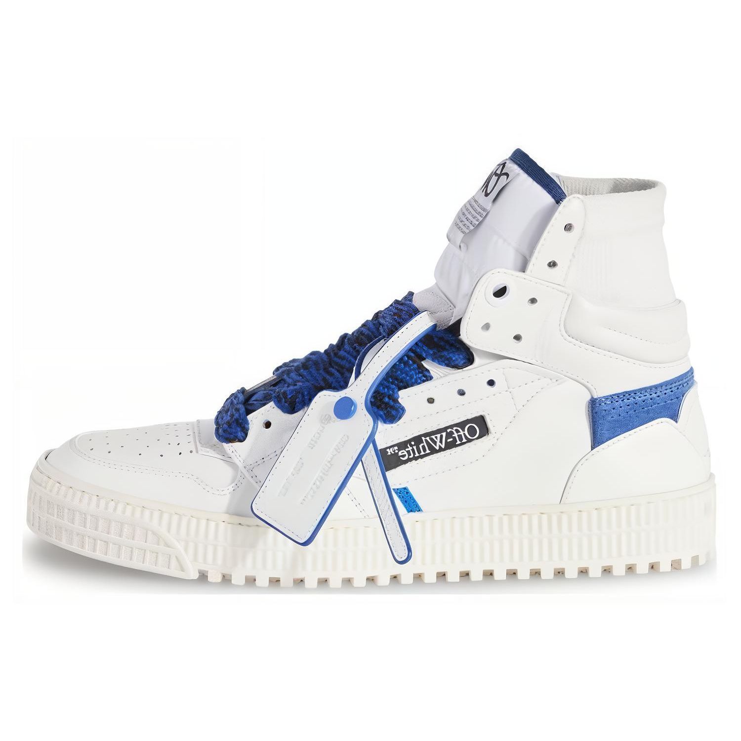 

Off-White Повседневные Универсальные Удобные Высокие Кроссовки Мужские Кроссовки Белый Синий OMIA065S24LEA0050146 41