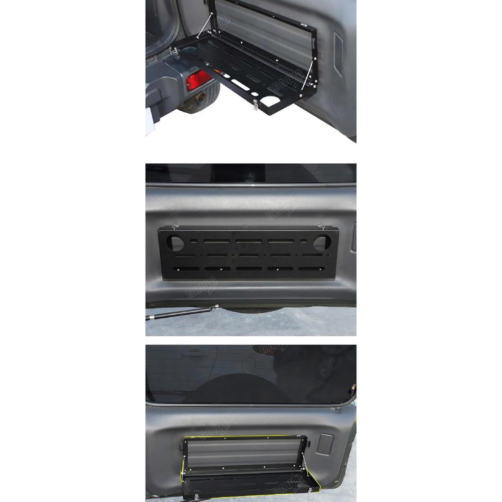 BAWA Aluminum Alloy Foldable Car Tailgate Rack Storage Table Rear Door Shelf For Suzuki Jimny 2010-2025 Accessories