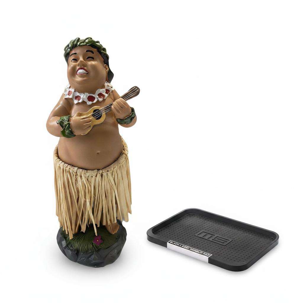 Grass Skirt Doll Dashboard Dancing Hawaiian Dancer Organizer Pad Heat Resistant AntiSlip Mat Strong