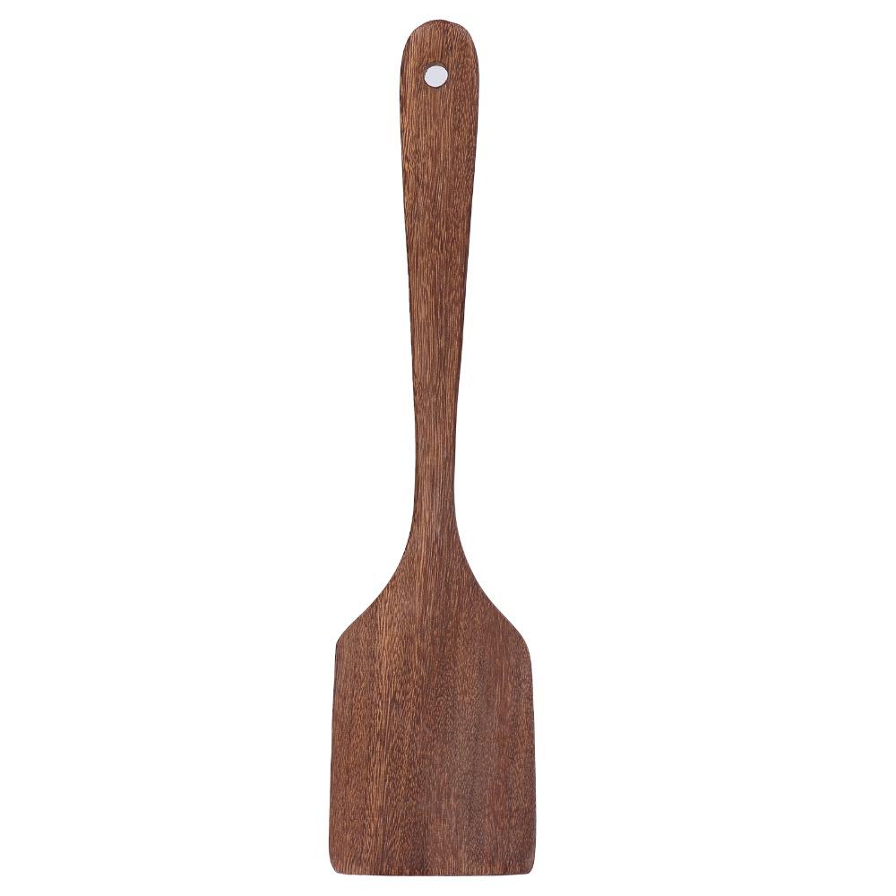 Long Handle Wooden Spatula Wenge Cooking Spatula Kitchen Supplies Wooden Spoon  Salads/Salads