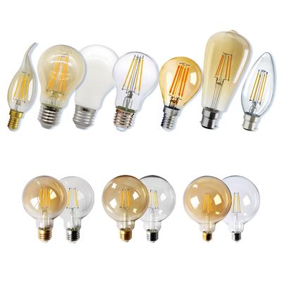 10PCS LED Edison Bulb Lamps 2700K 3000K 4000K Lighting 220V E27 E14 B22  Filament Vintage Ampoule Incandescent Edison Bulbs Lamp