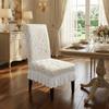 Dustproof Skirted Chair Cover Wear-resistant Dinning Seat Case Chair Slipcover  Living Room