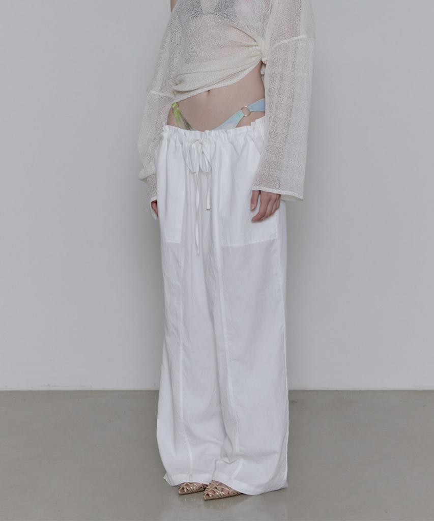 Deoenel String-Free Pants - [White]