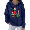 Women's Christmas  Hoodie Funny Cute Christmas Holiday Sweatshirt Pullover