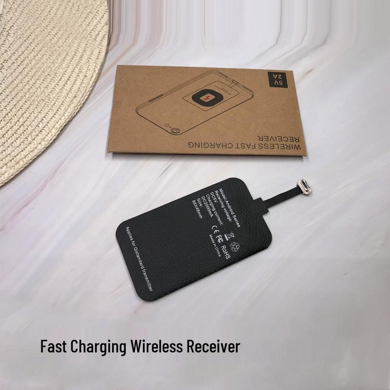 QI Wireless Charging Receiver for Apple, Android, and Type-C Devices
