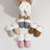 Winter Warm Fleece Slippers for Men and Women Non Slip Indoor Soft Sole Cozy Home Shoes